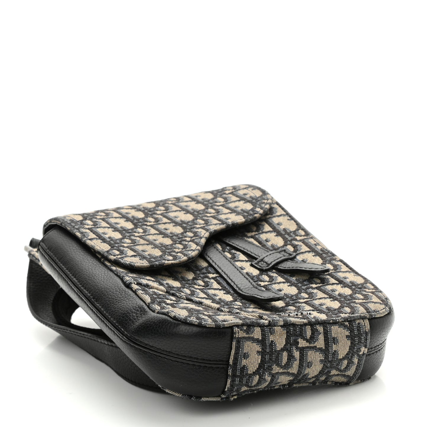 Oblique Saddle Pouch Blue