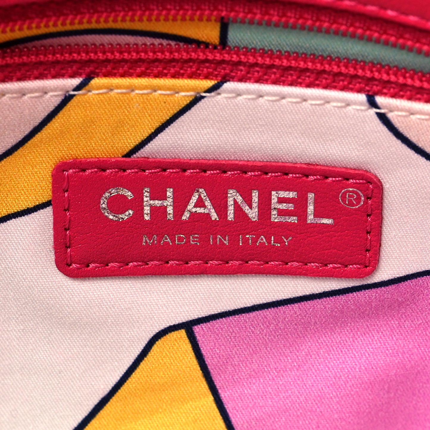 Lambskin Calfskin Mixed Fibers Quilted Medium Flap Pink