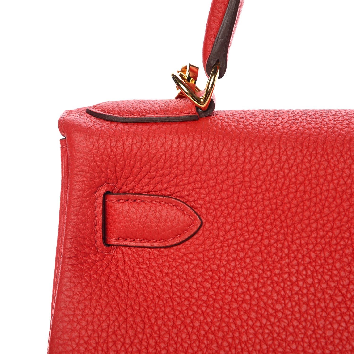 Hermes Togo Kelly Retourne 28 Rouge De Coeur 35 of 41