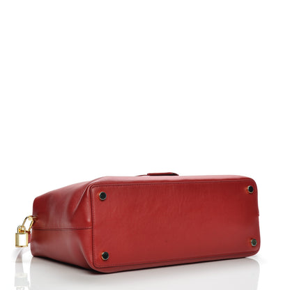 Tom Ford Calfskin Medium India Satchel Red 4 of 7