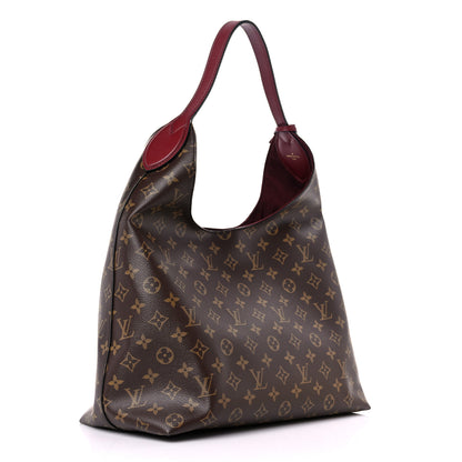 Louis Vuitton Monogram Flower Hobo Bordeaux 3 of 12