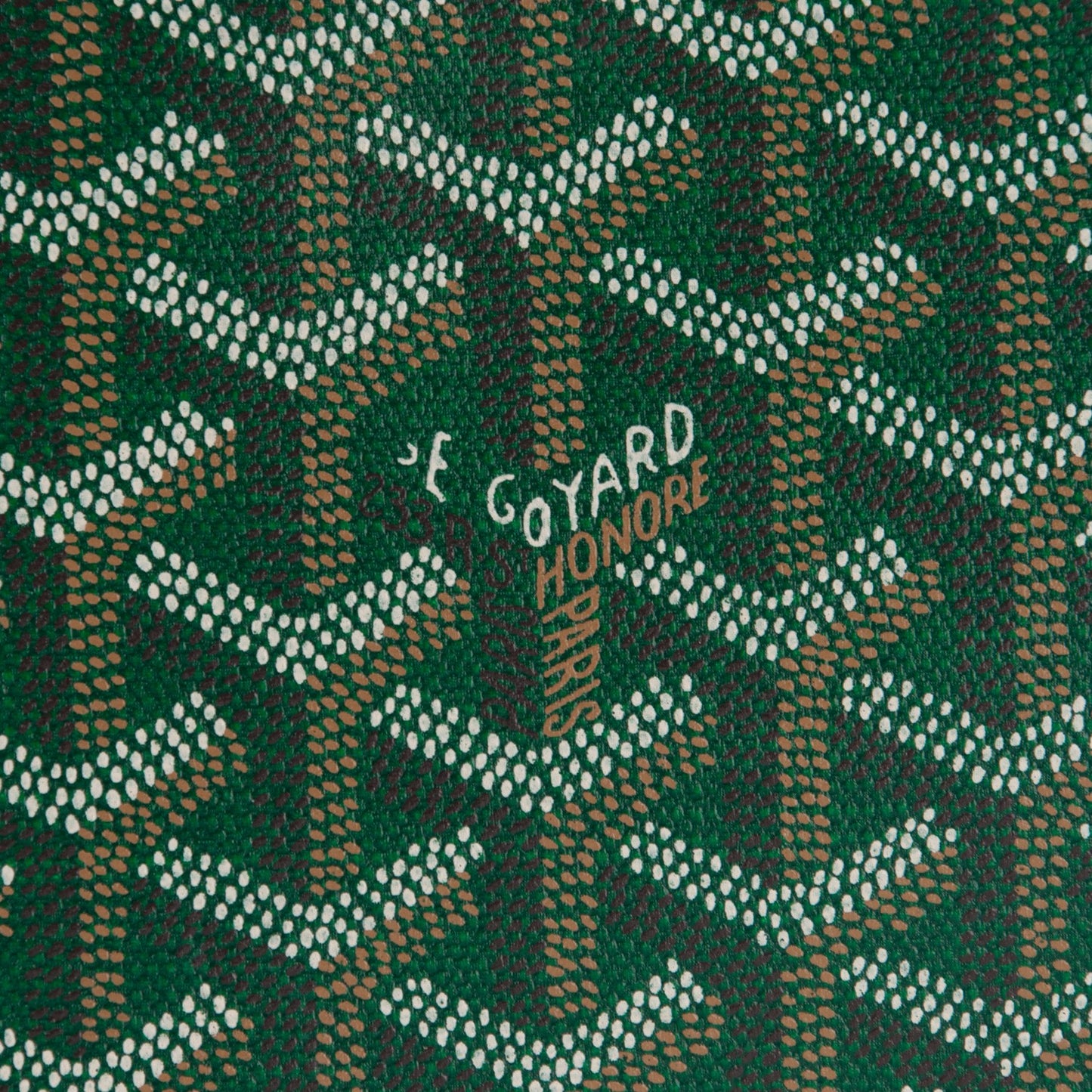 Goyardine Rolling Suitcase Trolley PM Green