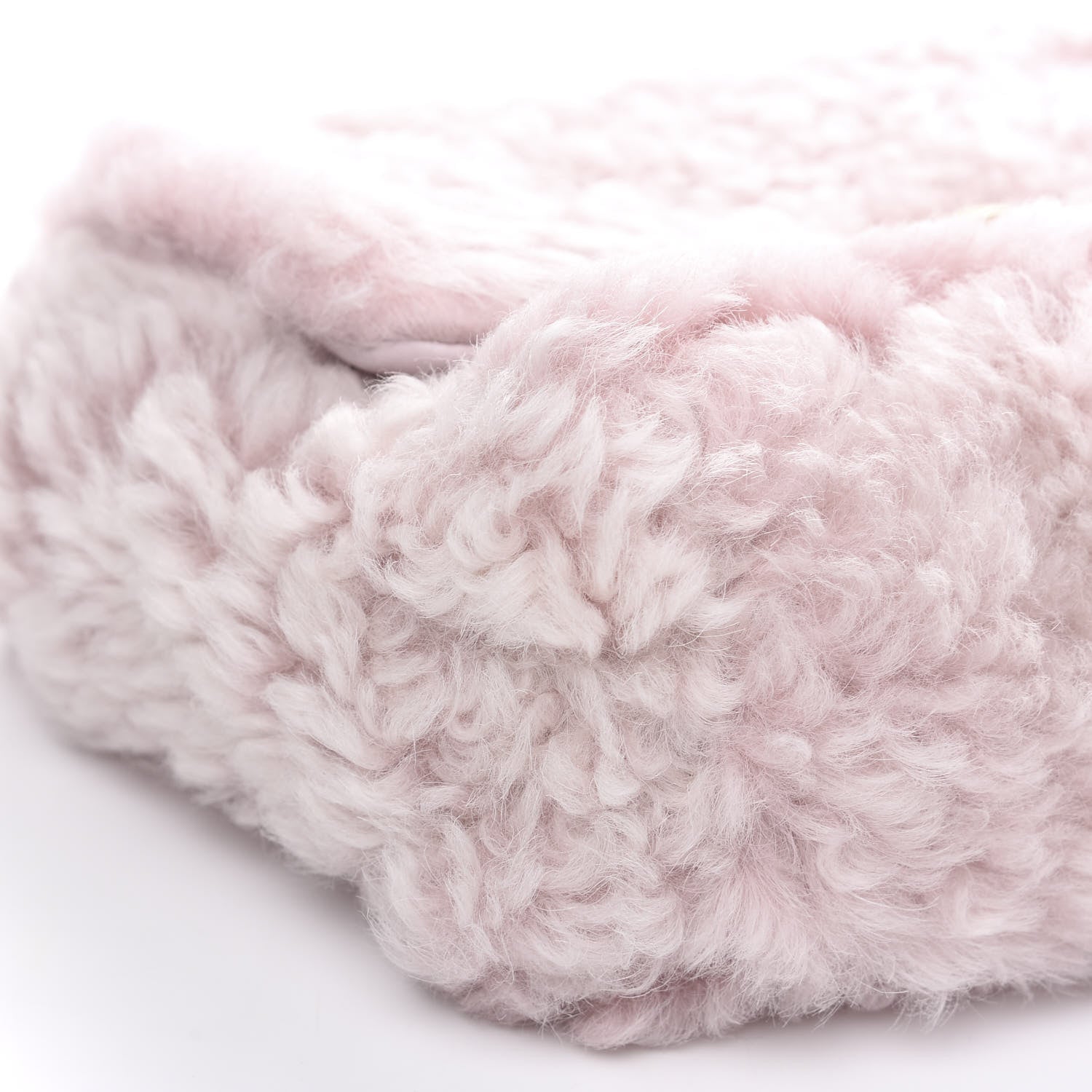 Chanel Shearling Sheepskin Medium 19 Flap Light Pink 7 of 10