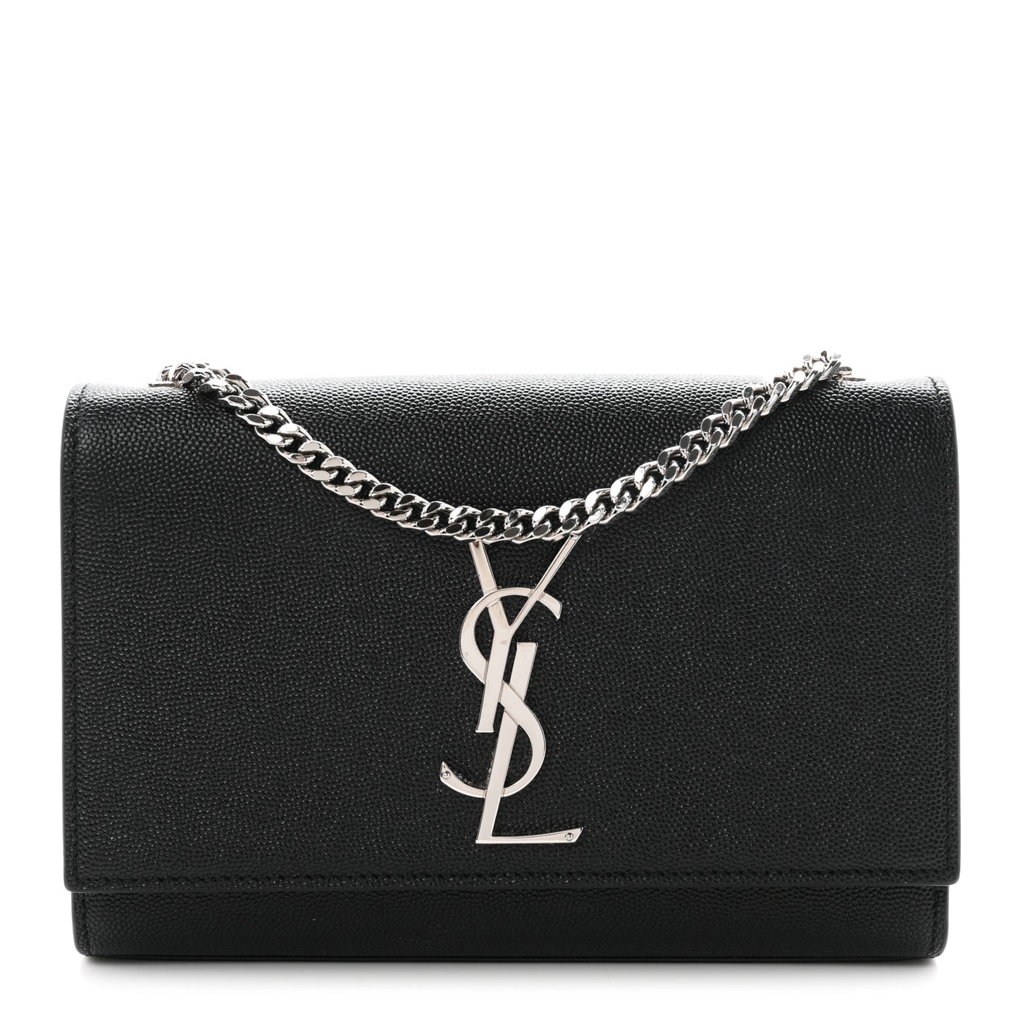 Grain De Poudre Small Monogram Kate Satchel Black
