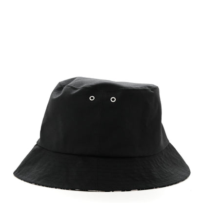 Christian Dior CHRISTIAN DIOR Polyester Cotton Oblique Teddy-D Brim Bucket Hat 58 Black 5 of 8