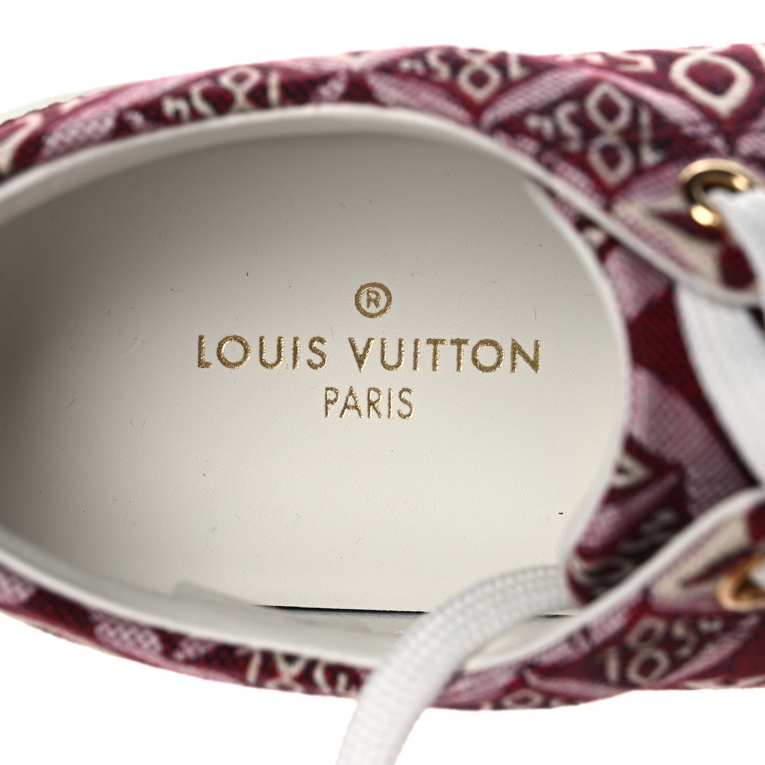 Louis Vuitton Jacquard Since 1854 Stellar Sneakers 35.5 Bordeaux 5 of 8