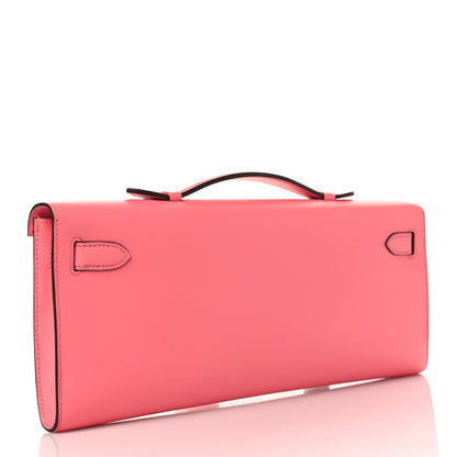 Hermes Swift Kelly Cut Clutch Pochette Rose D'Ete 3 of 8