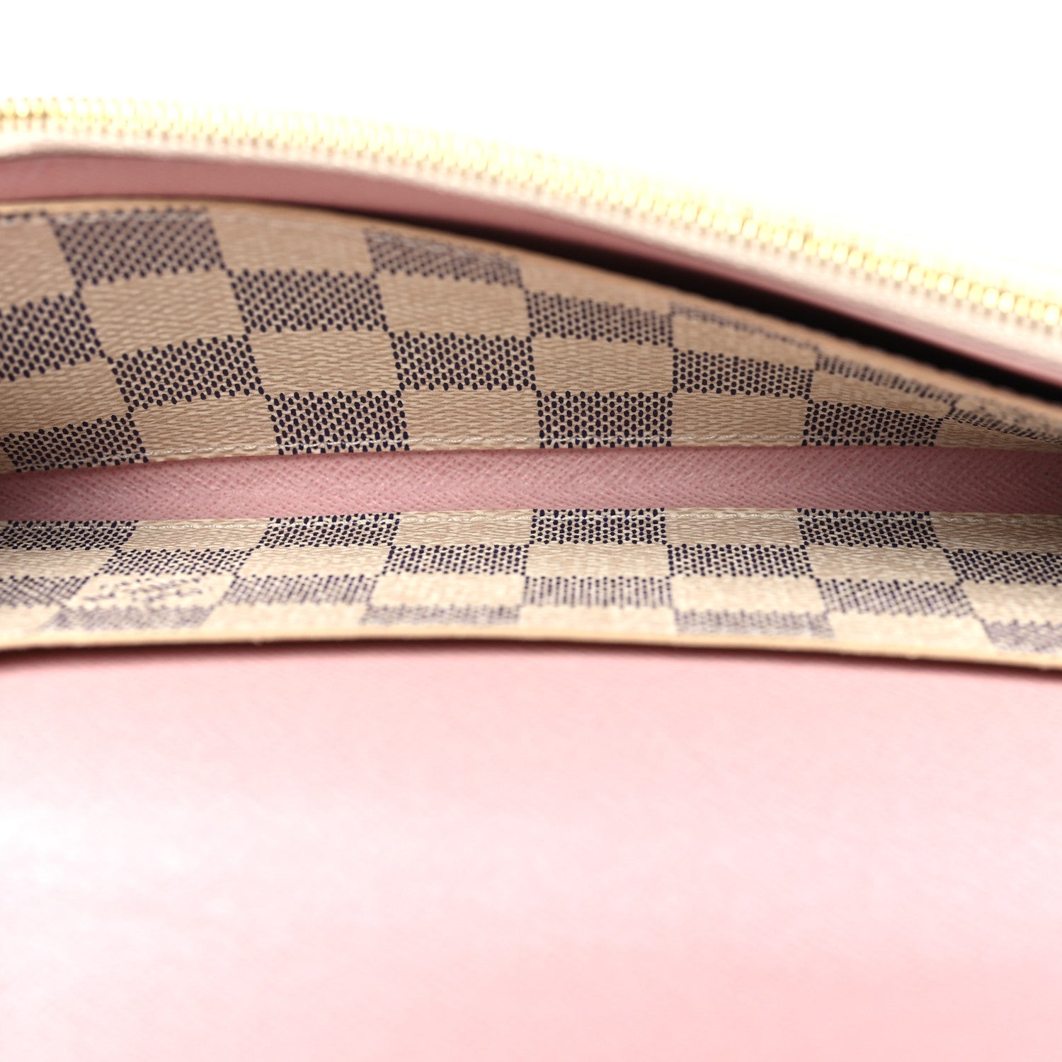 Louis Vuitton Damier Azur Emilie Wallet Rose Ballerine 5 of 10