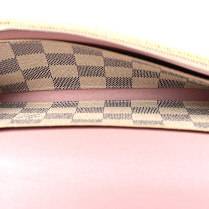 Louis Vuitton Damier Azur Emilie Wallet Rose Ballerine 5 of 10