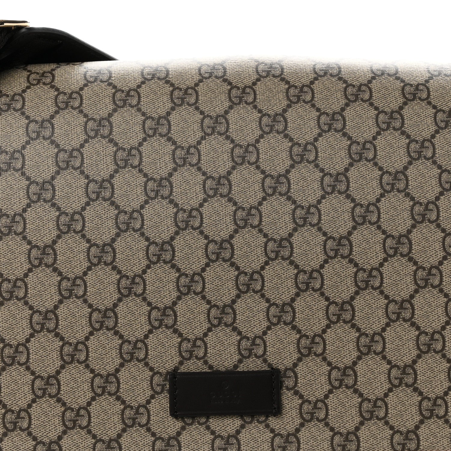 Gucci GG Plus Monogram Messenger Diaper Bag Dark Brown 9 of 11