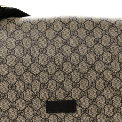 Gucci GG Plus Monogram Messenger Diaper Bag Dark Brown 9 of 11