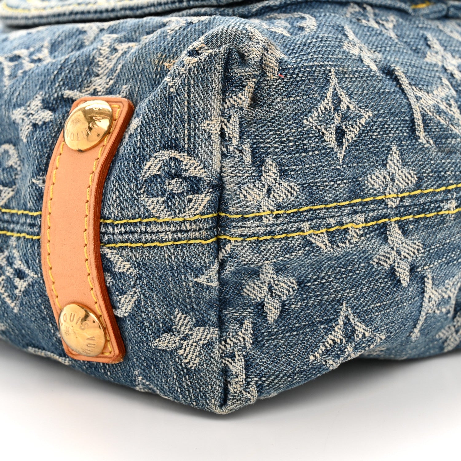 Louis Vuitton Denim Baggy GM Blue 10 of 13