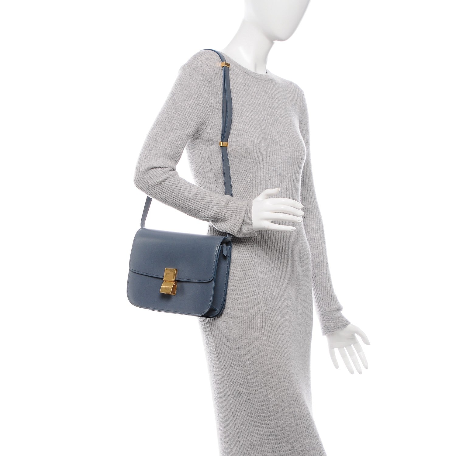 Celine Box Calfskin Medium Classic Box Flap Bag 2 of 7