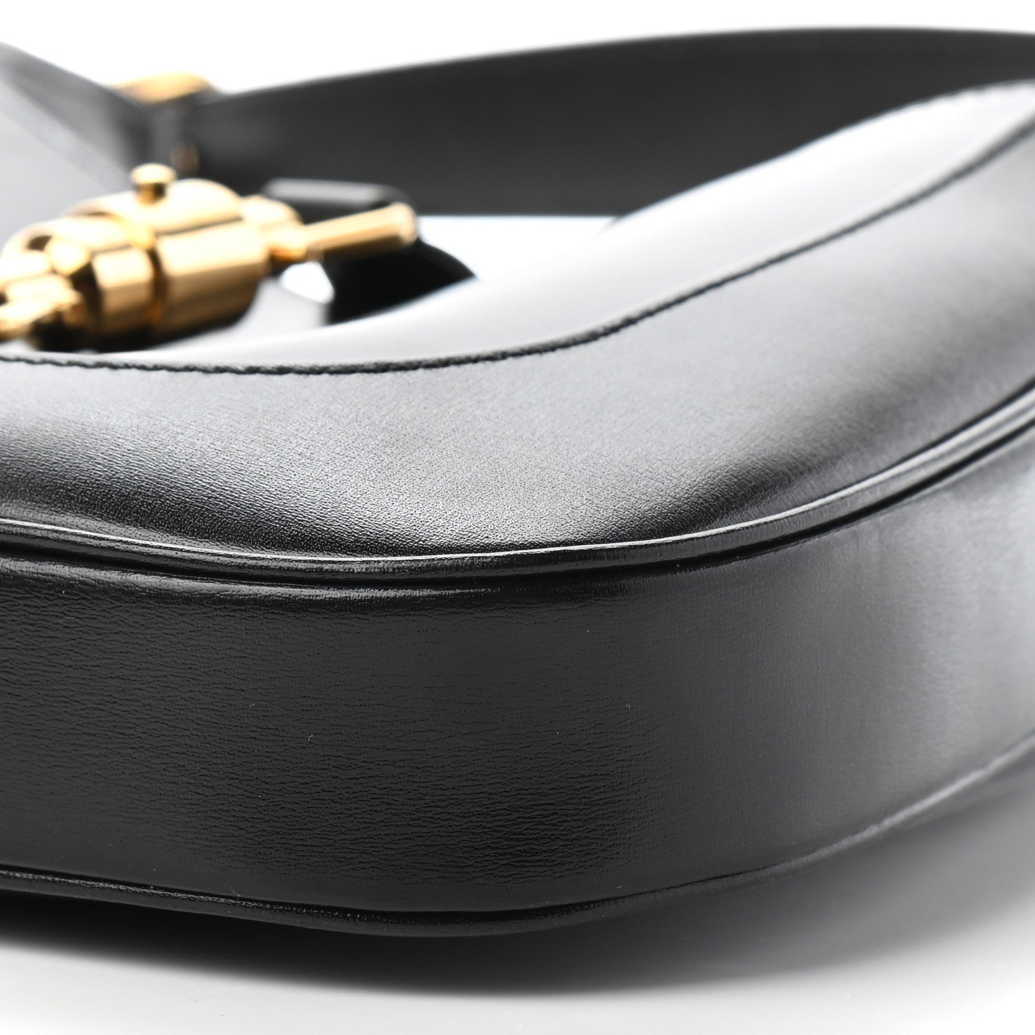 Gucci Boarded Dyana Lux Calfskin Small Jackie 1961 Hobo Black 9 of 9