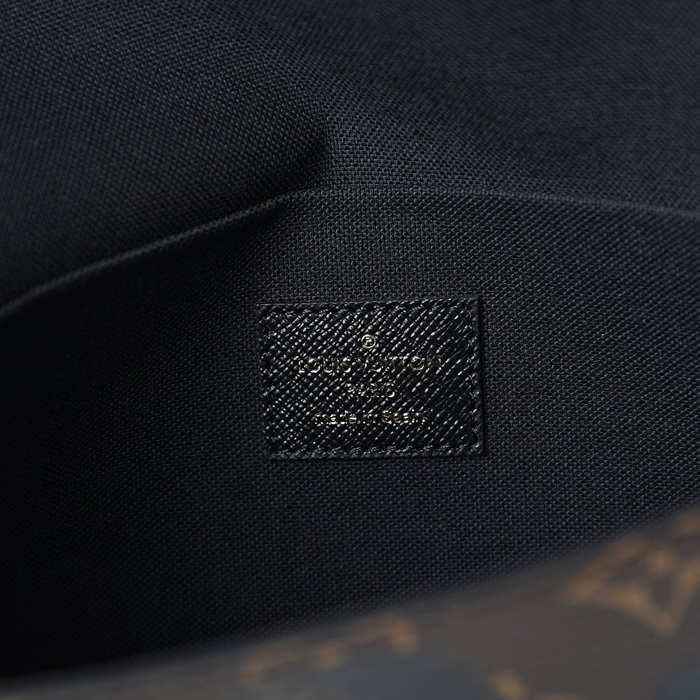 Monogram Blossom Pochette Felicie Chain Wallet Black