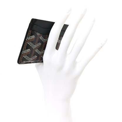 Goyard Goyardine Saint Sulpice Card Holder Black 2 of 7
