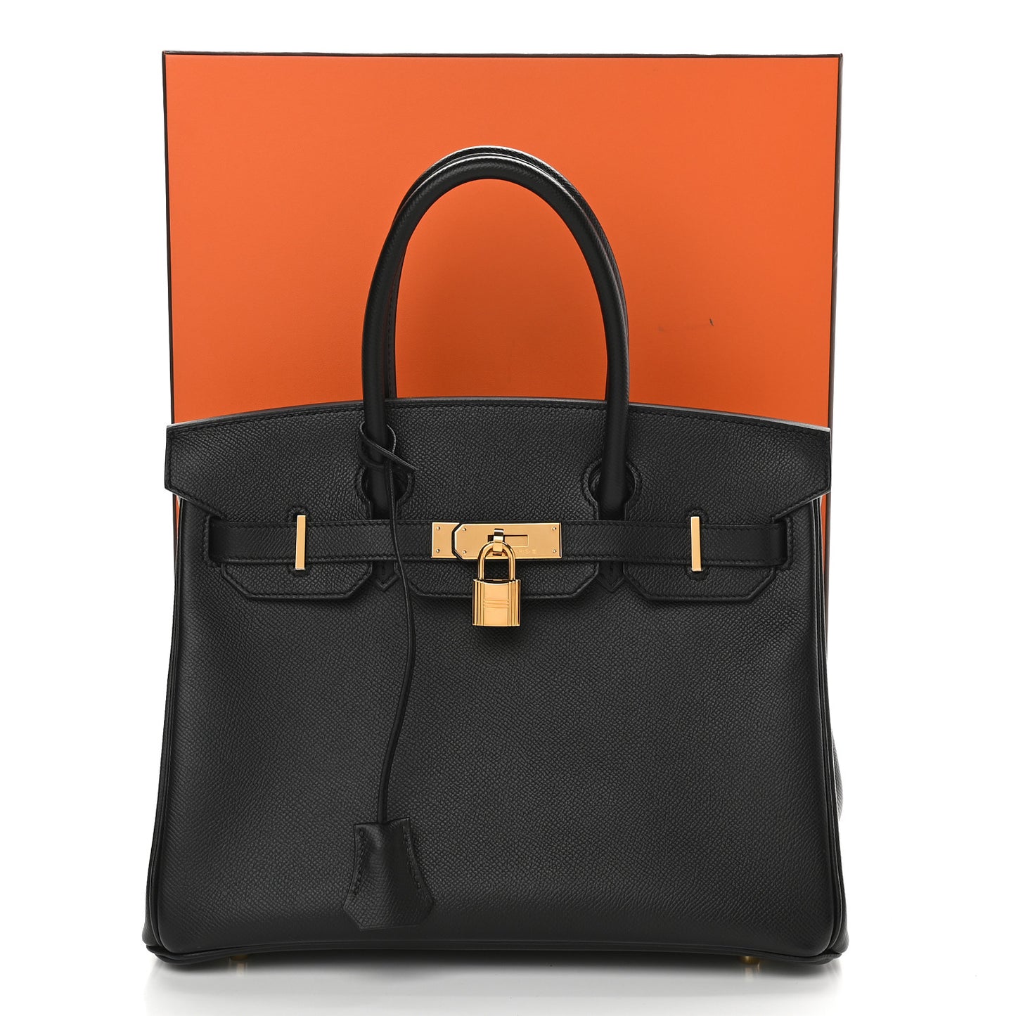 Epsom Birkin 30 Black