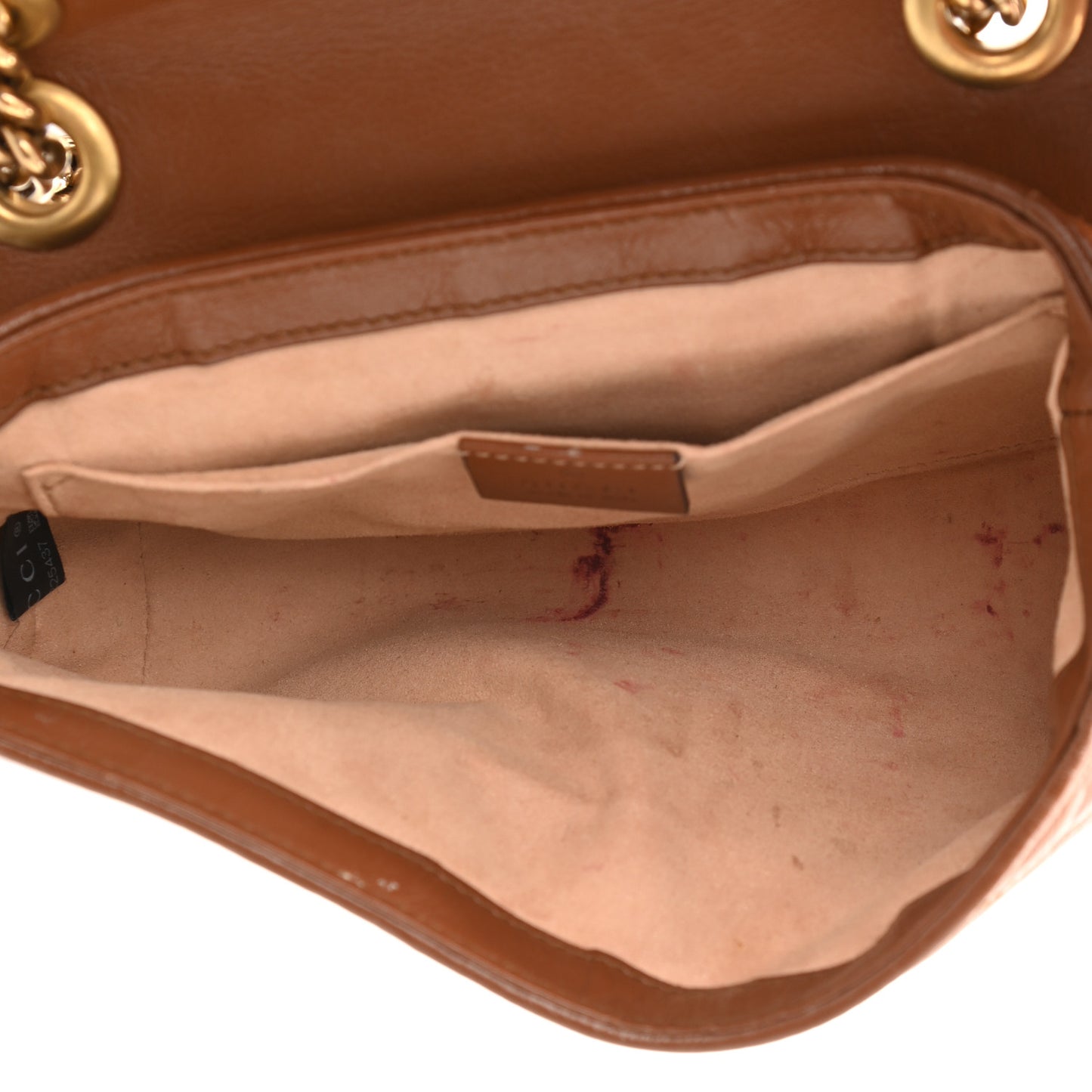 Azalea Calfskin Matelasse Diagonal Mini GG Marmont Shoulder Bag Cuir