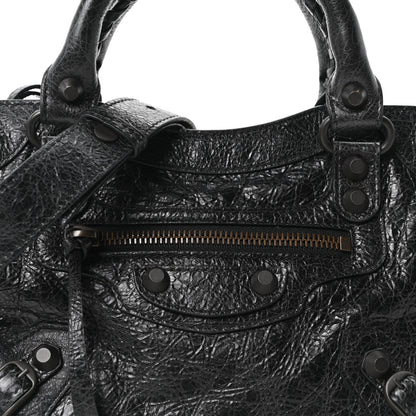 Balenciaga Agneau Arena Classic Hardware Le City Mini Black 8 of 11