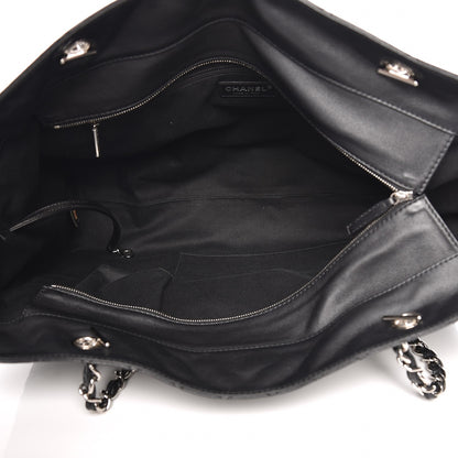 Chanel Calfskin Quilted Large In The Business Tote Black 5 of 7