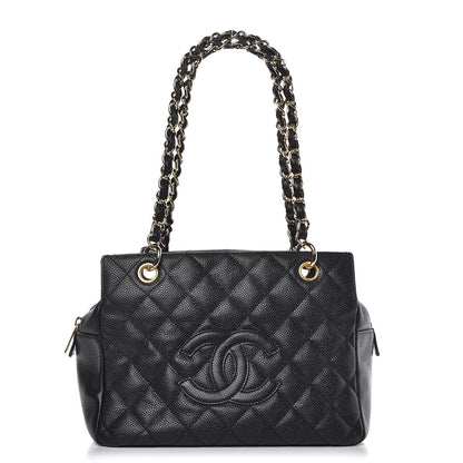 Chanel Caviar Quilted Petit Timeless Tote PTT Black 1 of 8