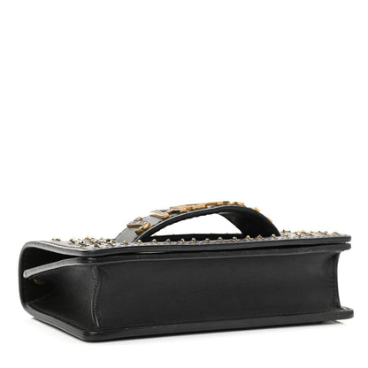 Christian Dior Calfskin Studded Mini J'Adior Chain Flap Bag Black 4 of 11
