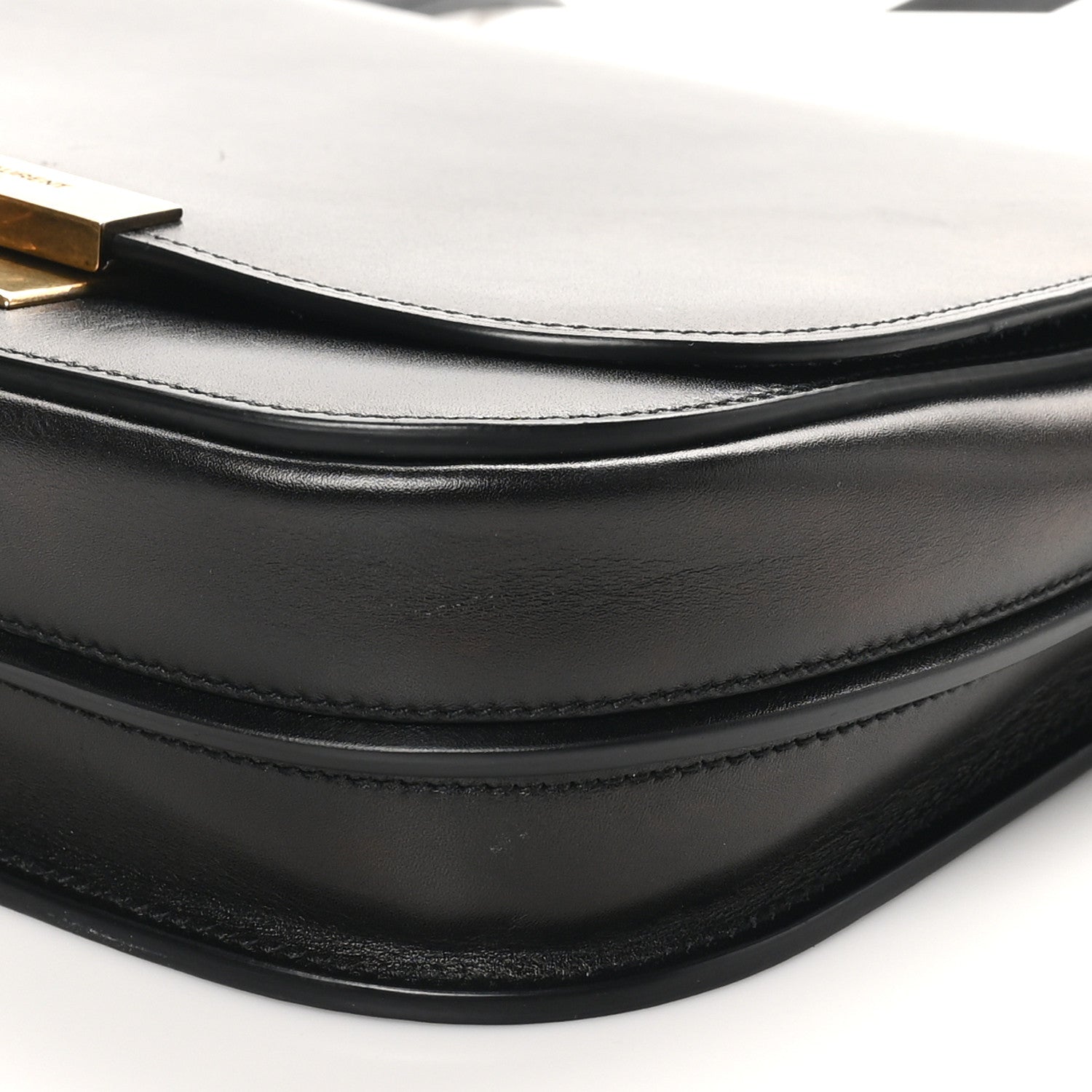 Saint Laurent Calfskin Betty Messenger Black 10 of 11