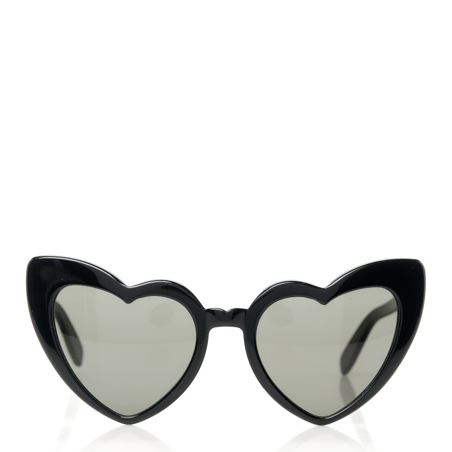 Acetate Heart Frame Loulou SL181 Sunglasses Black