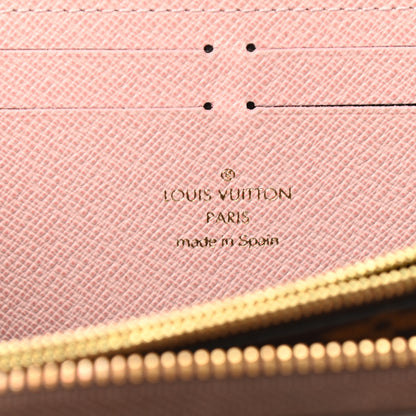 Louis Vuitton Monogram Clemence Wallet Rose Ballerine 6 of 7