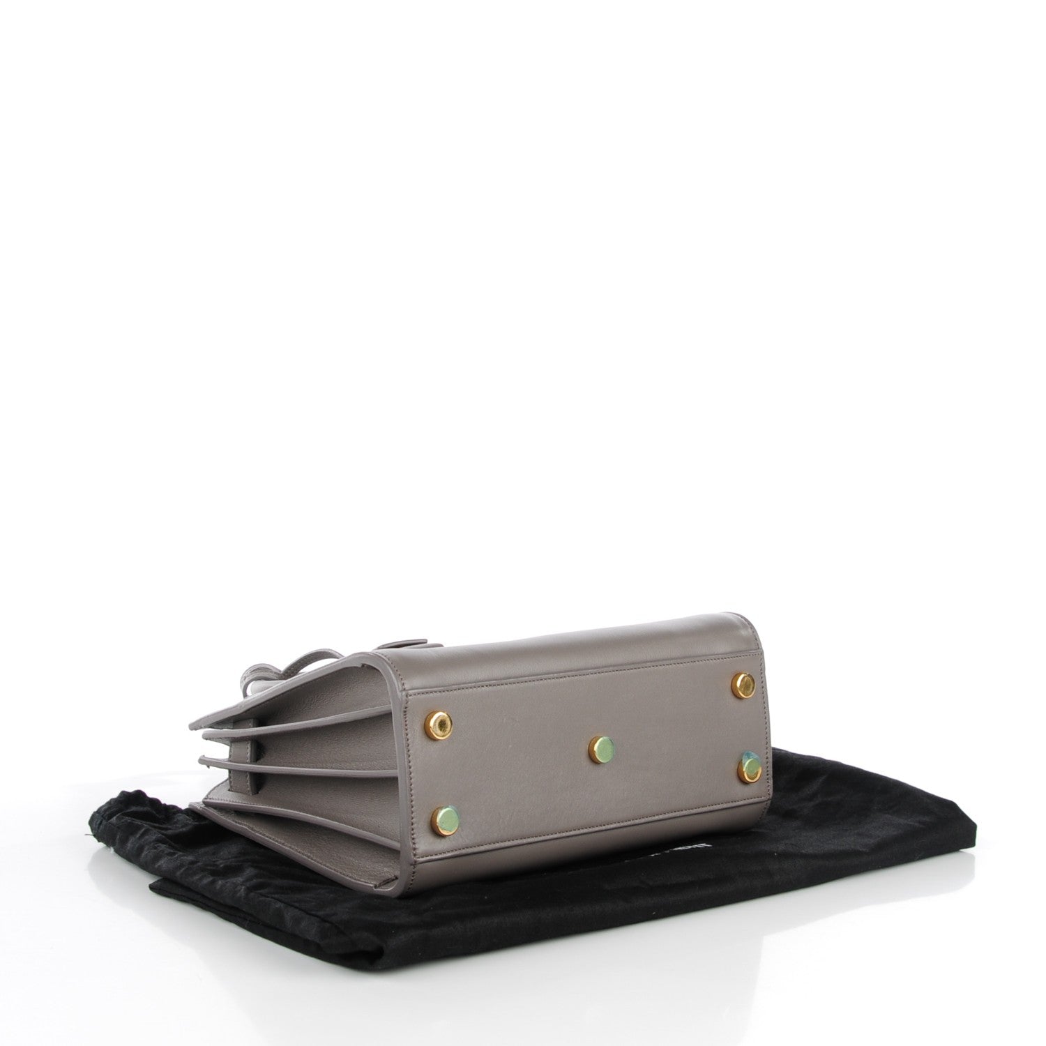 Saint Laurent Calfskin Nano Sac De Jour Fog 4 of 7