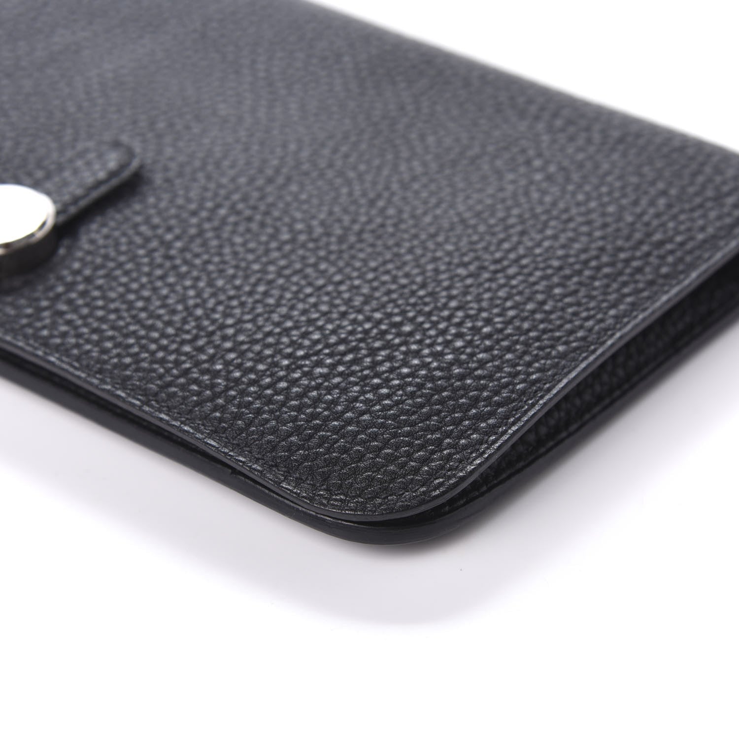 Hermes Togo Dogon Duo Wallet Black 7 of 10
