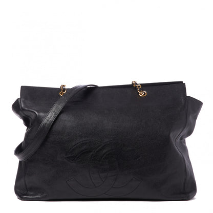 Chanel Caviar CC Tote Black 1 of 9