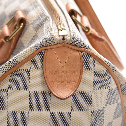 Louis Vuitton Damier Azur Speedy 30 8 of 10