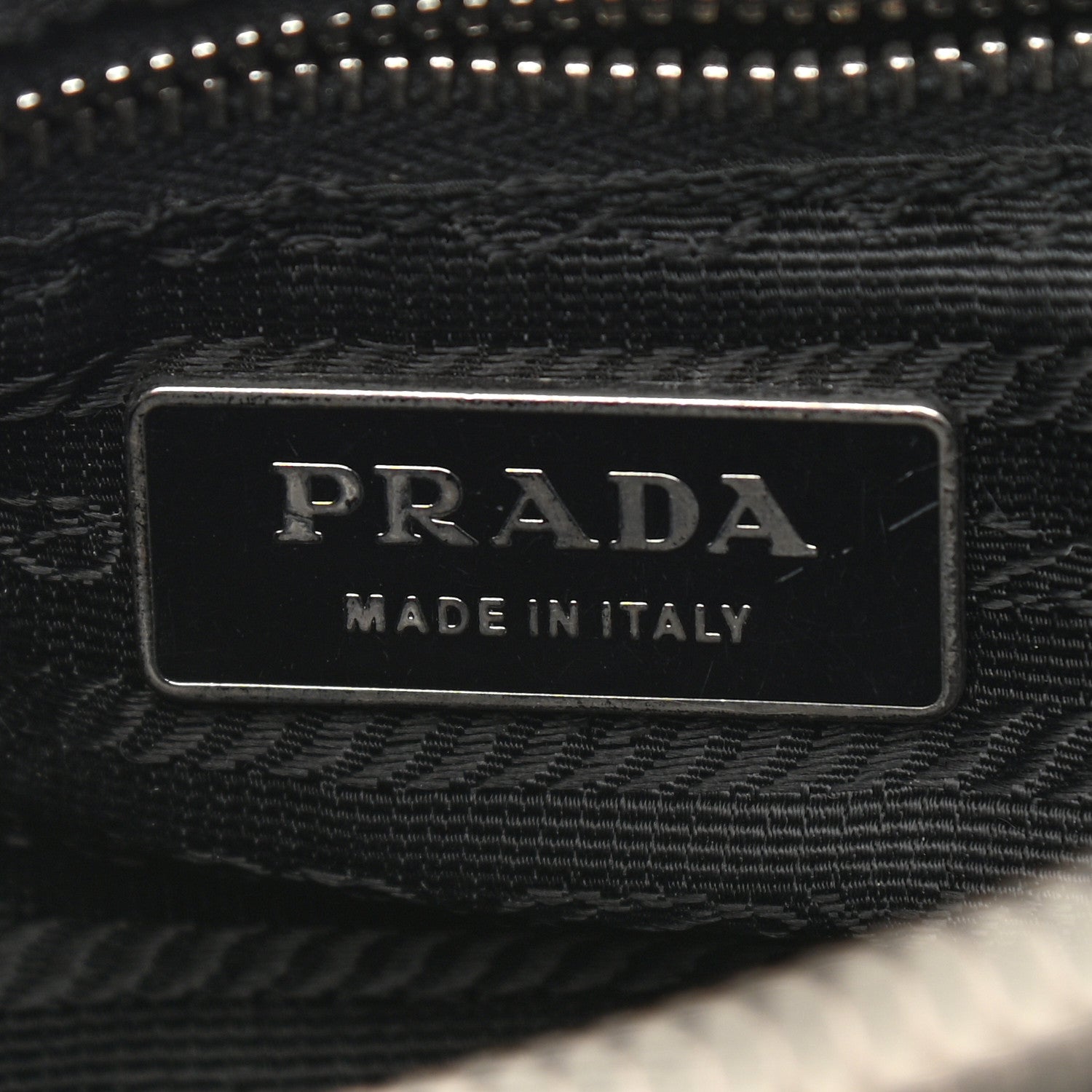 Prada Tessuto Nylon Soft Calf Shoulder Bag Black 5 of 15