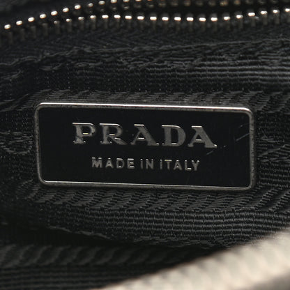 Prada Tessuto Nylon Soft Calf Shoulder Bag Black 5 of 15