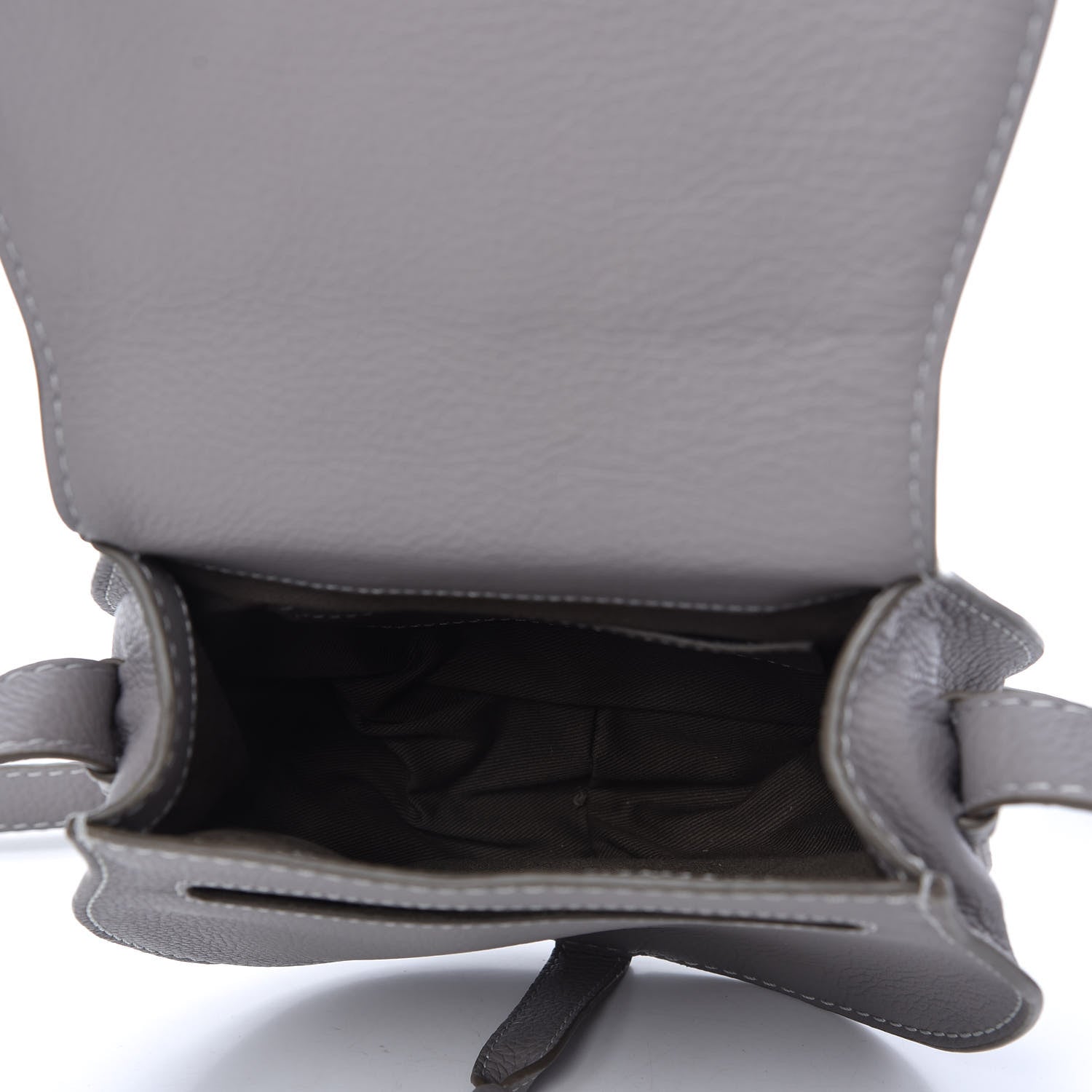 Chloe Calfskin Mini Marcie Round Crossbody Bag Cashmere Grey 5 of 11