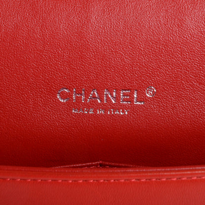 Chanel Lambskin Maxi Double Flap Red 6 of 8