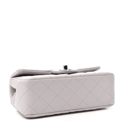 Chanel Lambskin Quilted Mini Rectangular Flap Grey 4 of 10