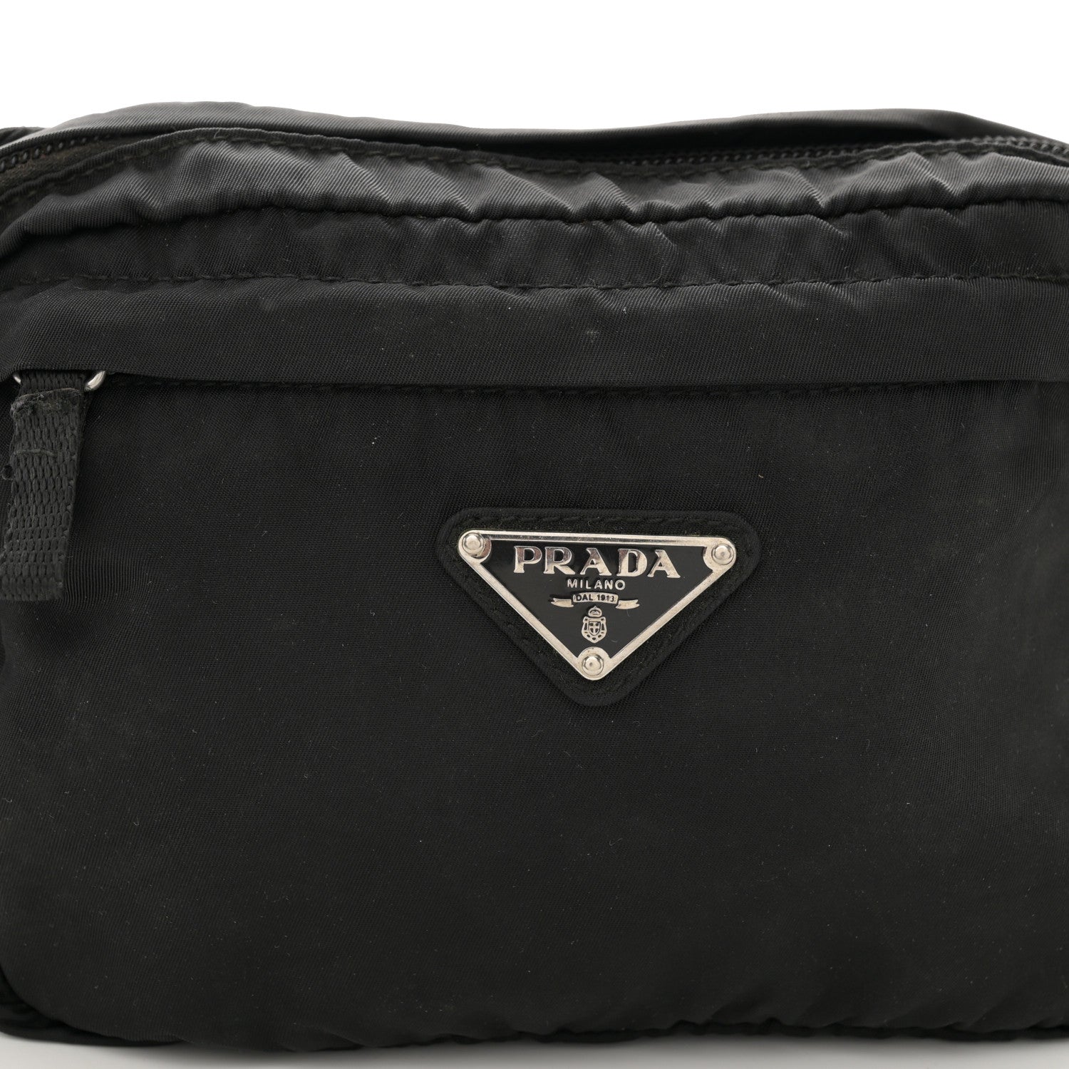 Prada Tessuto Nylon Belt Bag Black 8 of 10