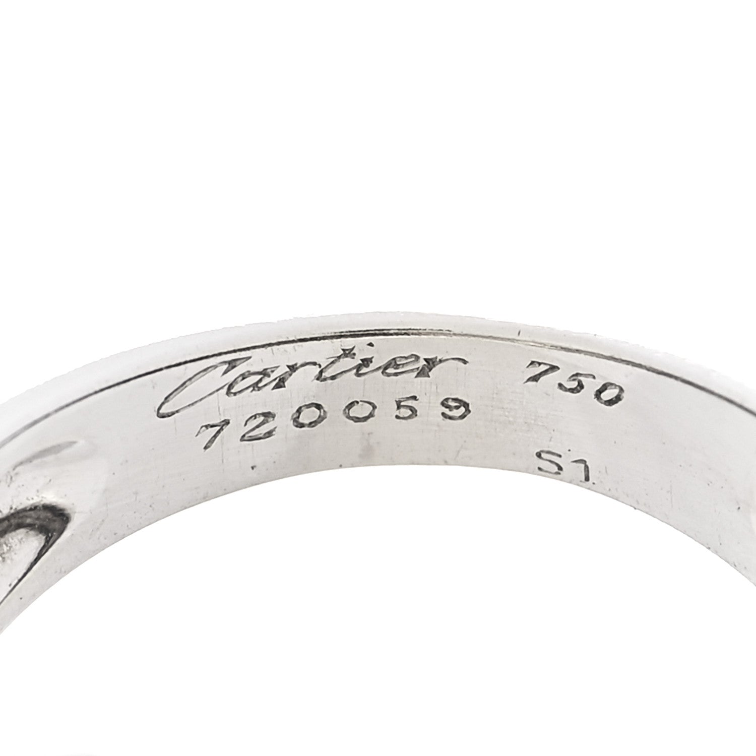 Cartier 18K White Gold Pearl Black Onyx Emerald Panthere De Cartier Ring 51 5.75 6 of 6
