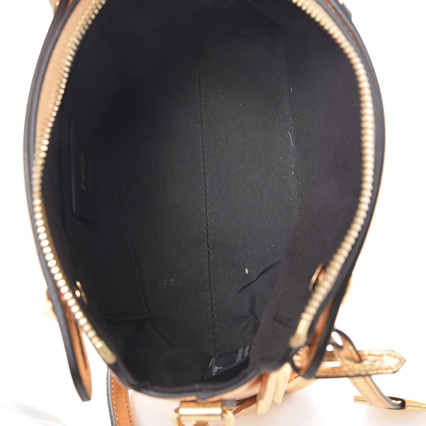 Vitello Catalan Mirror Flowerland Mini By The Way Boston Bag Gold