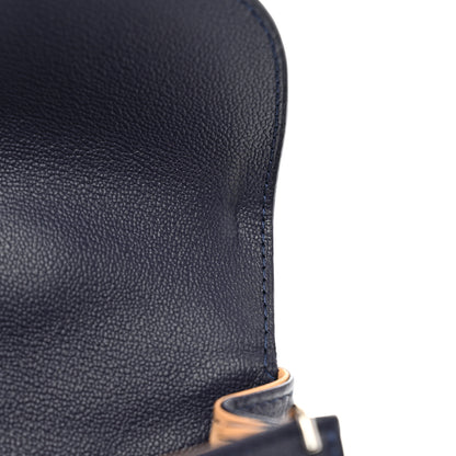 Delvaux Calfskin Mini Brillant East West Satchel Navy 9 of 11