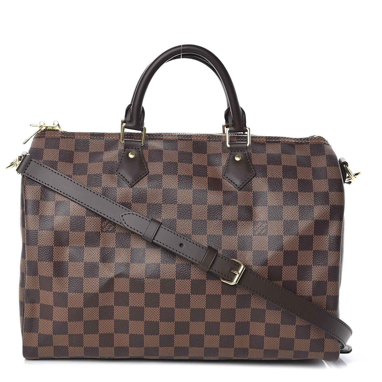 Louis Vuitton Damier Ebene Speedy Bandouliere 35 1 of 8