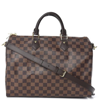 Louis Vuitton Damier Ebene Speedy Bandouliere 35 1 of 8