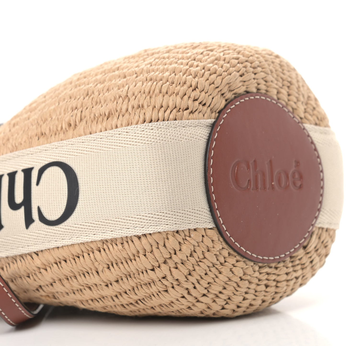 Natural Woven Fiber Small Woody Basket