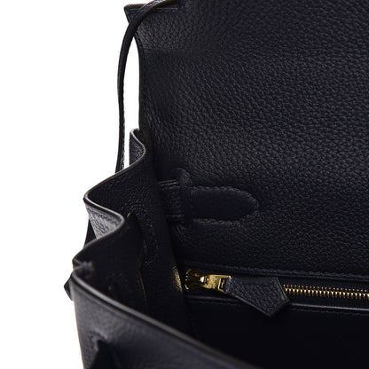 Hermes Togo Kelly Retourne 28 Bleu Nuit 21 of 33