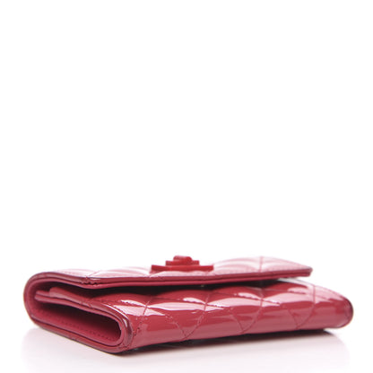 Chanel Patent Quilted Reissue Flap Card Holder Pink 4 of 11