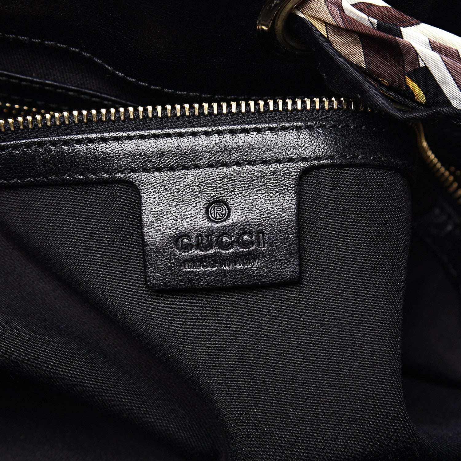 Gucci Monogram Positano Hobo Black 5 of 10