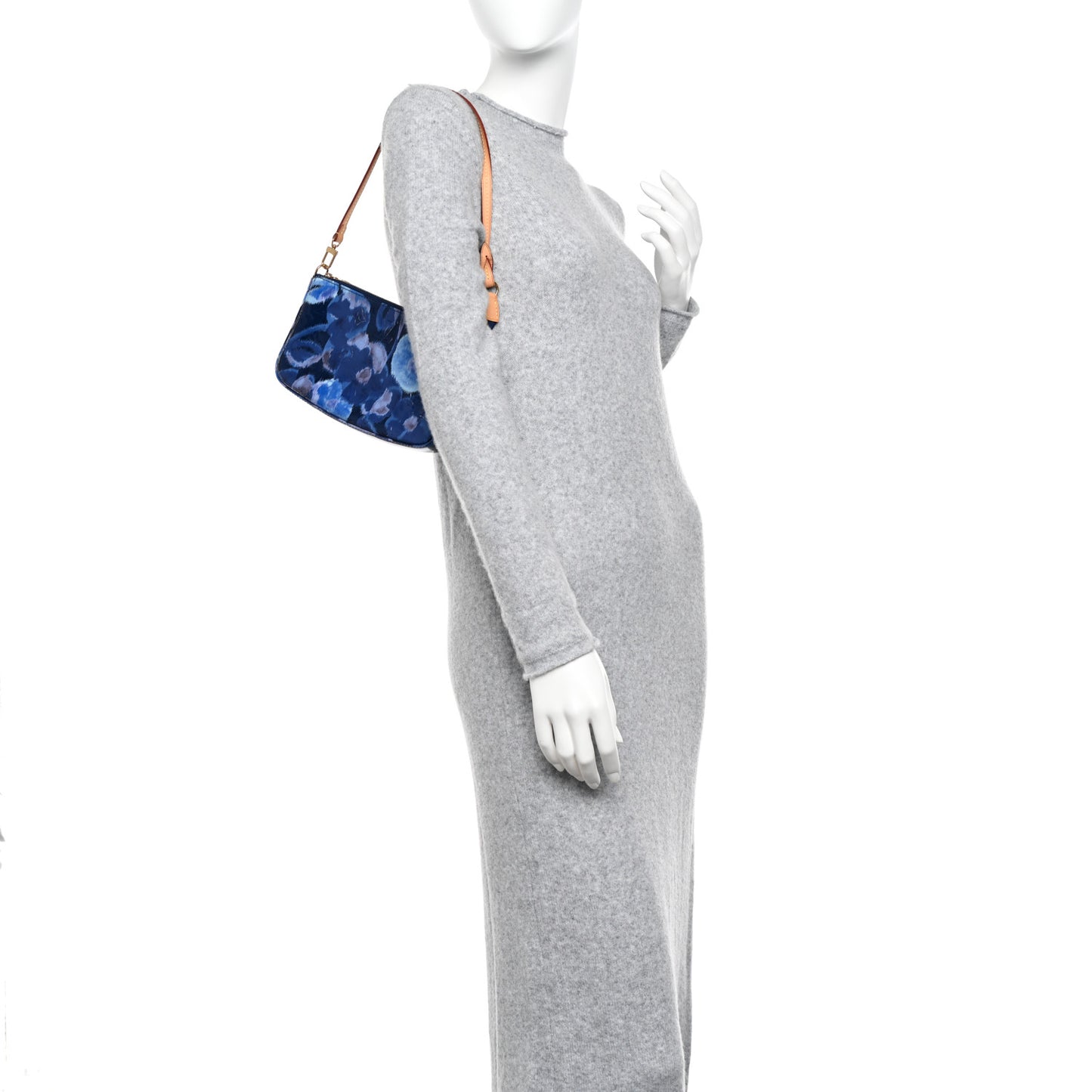 Vernis Ikat Pochette Accessories NM Grand Blue