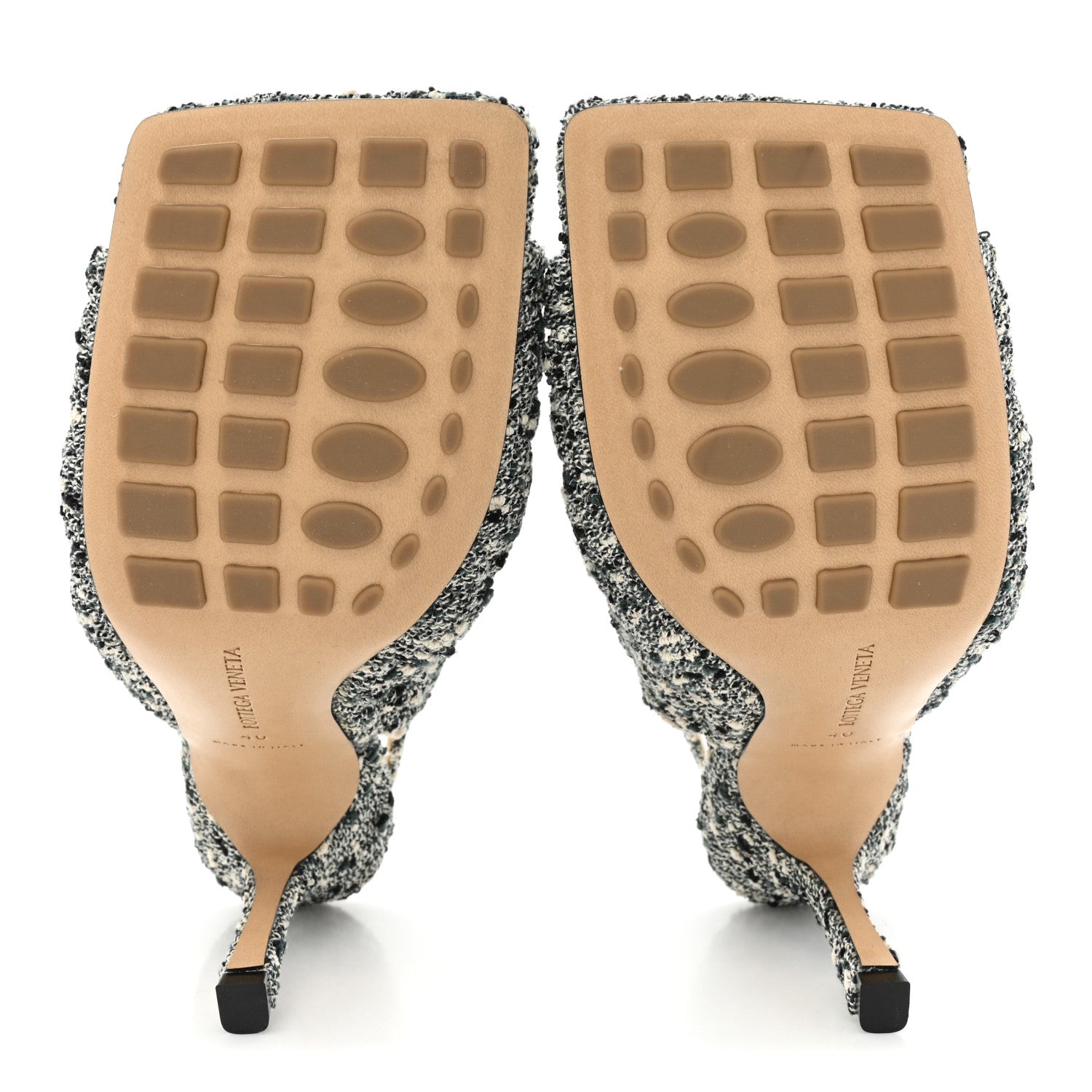 Bottega Veneta Terrazzo Boucle Slingbacks 40 Green Marble 5 of 8